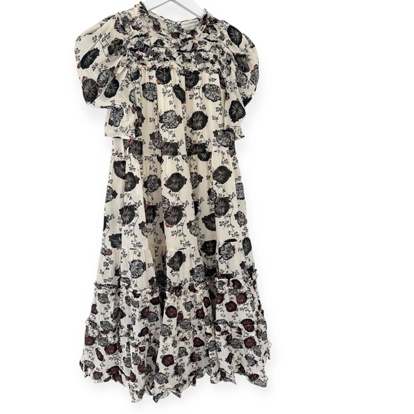 Ulla Johnson • Cassian Floral Cotton-Blend Midi Dress NWOT - Picture 11 of 15
